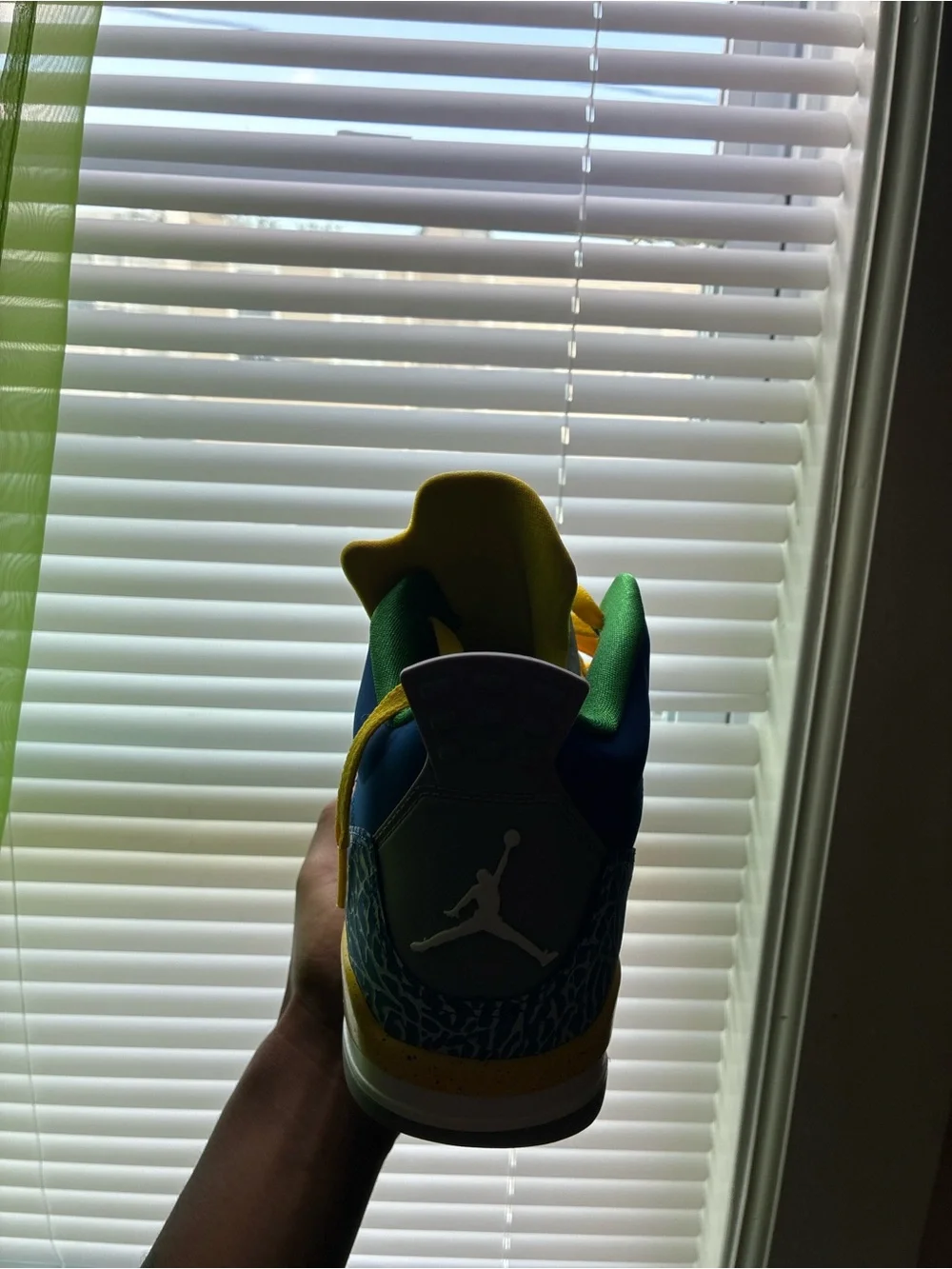 Jordan Men’s Blue, Yellow & Green Sneakers